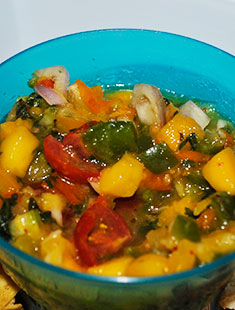 Salsa fraiche à la mangue