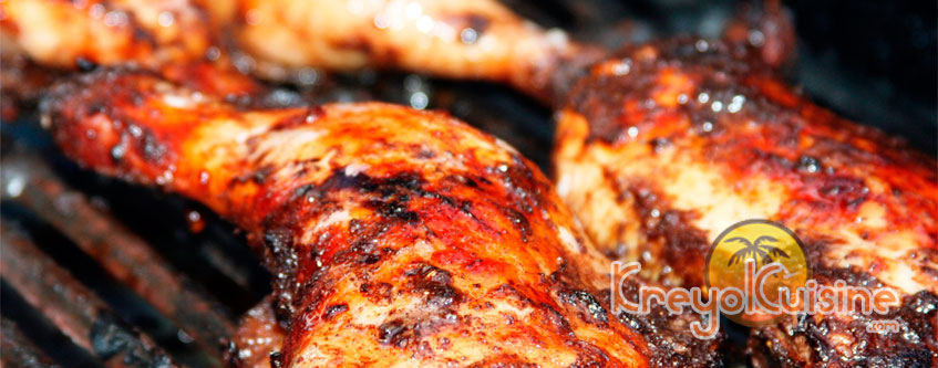 Recette de Poulet Jerk à la Jamaïcaine Recette de Poulet Jerk à la Jamaïcaine