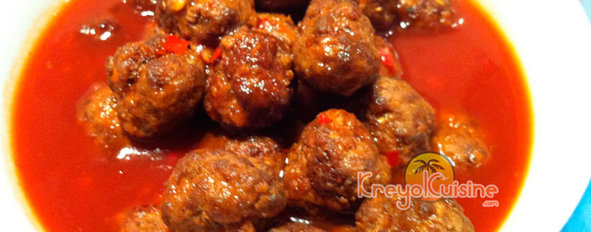 Recette de Boulettes créoles Recette de Boulettes créoles