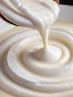 Sauce à la noix de coco et au rhum