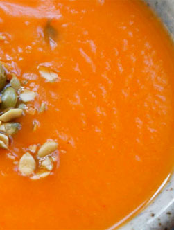 Velouté de poivrons rouges